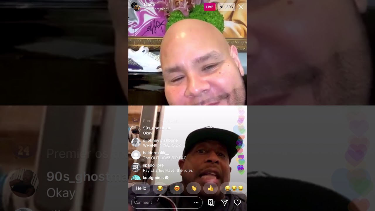DJ Premier and Fat Joe tell Big L stories, working with Drake and more on IG Live