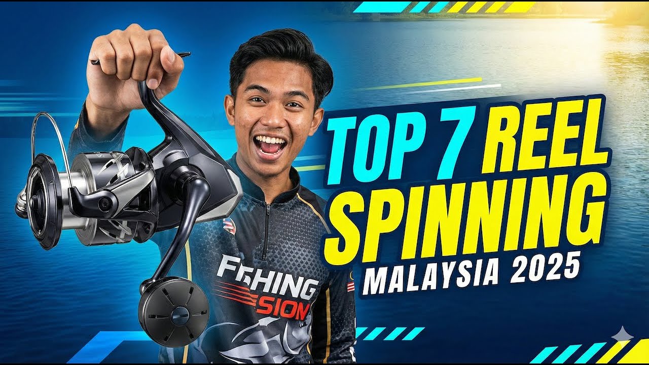 TOP 7 Best Spinning Reels in Malaysia (2025) | High Drag Power for Saltwater & Freshwater