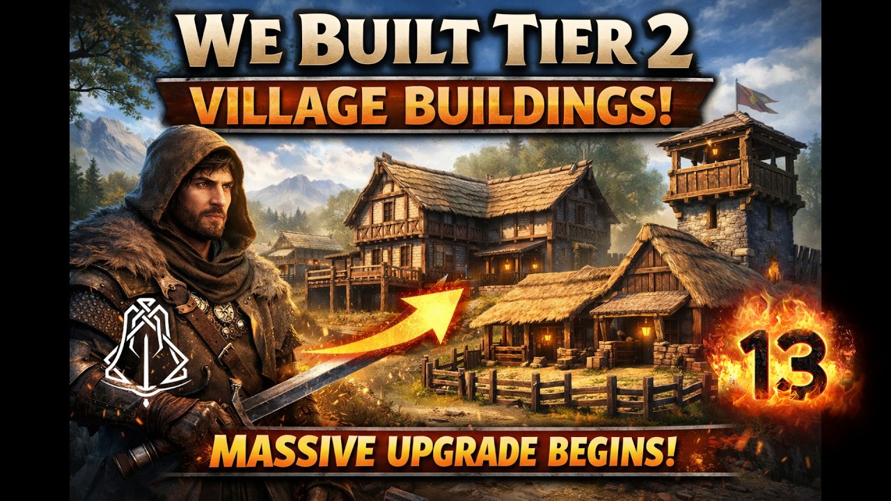 We Built Tier 2 Village Buildings! Massive Upgrade Begins EP 13 #bellwright #bellwrightgameplay