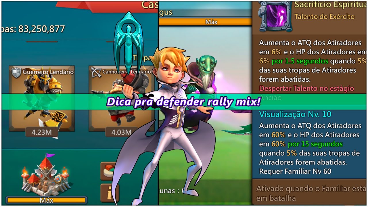 Dica pra defender rally mix! - Lords Mobile