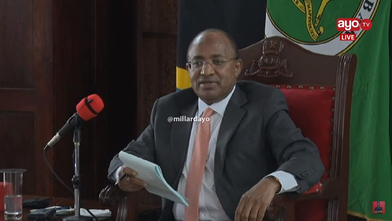 LIVE: RAIS MWINYI ANAZUNGUMZA NA VYOMBO VYA HABARI ZANZIBAR