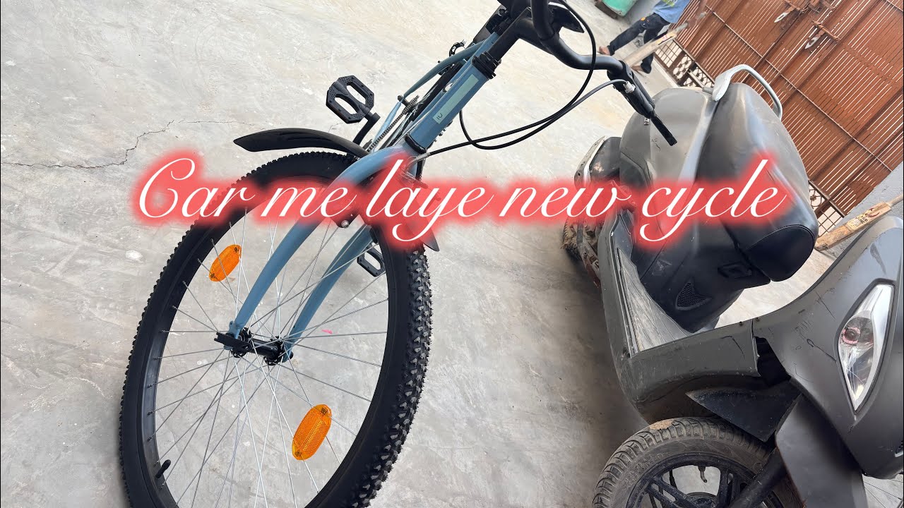 My new cycle has finally arrived                                        #minivlog #decathlon #ytvlog
