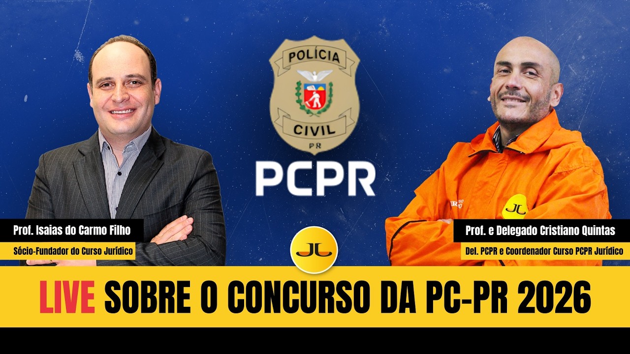 Tudo o que você precisa saber sobre a PC-PR 2026 em um só lugar! #aovivo