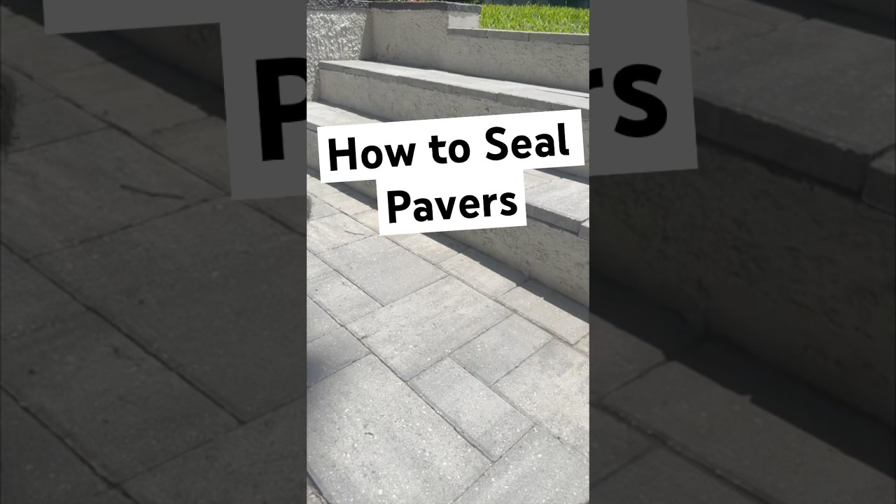 How to Seal Paver Stones | Seal Pavers with Pump Sprayer | #diy #pavers #sealer #home