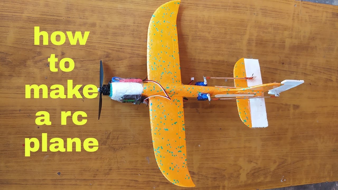 How to convert a hand glider into a rc plane
