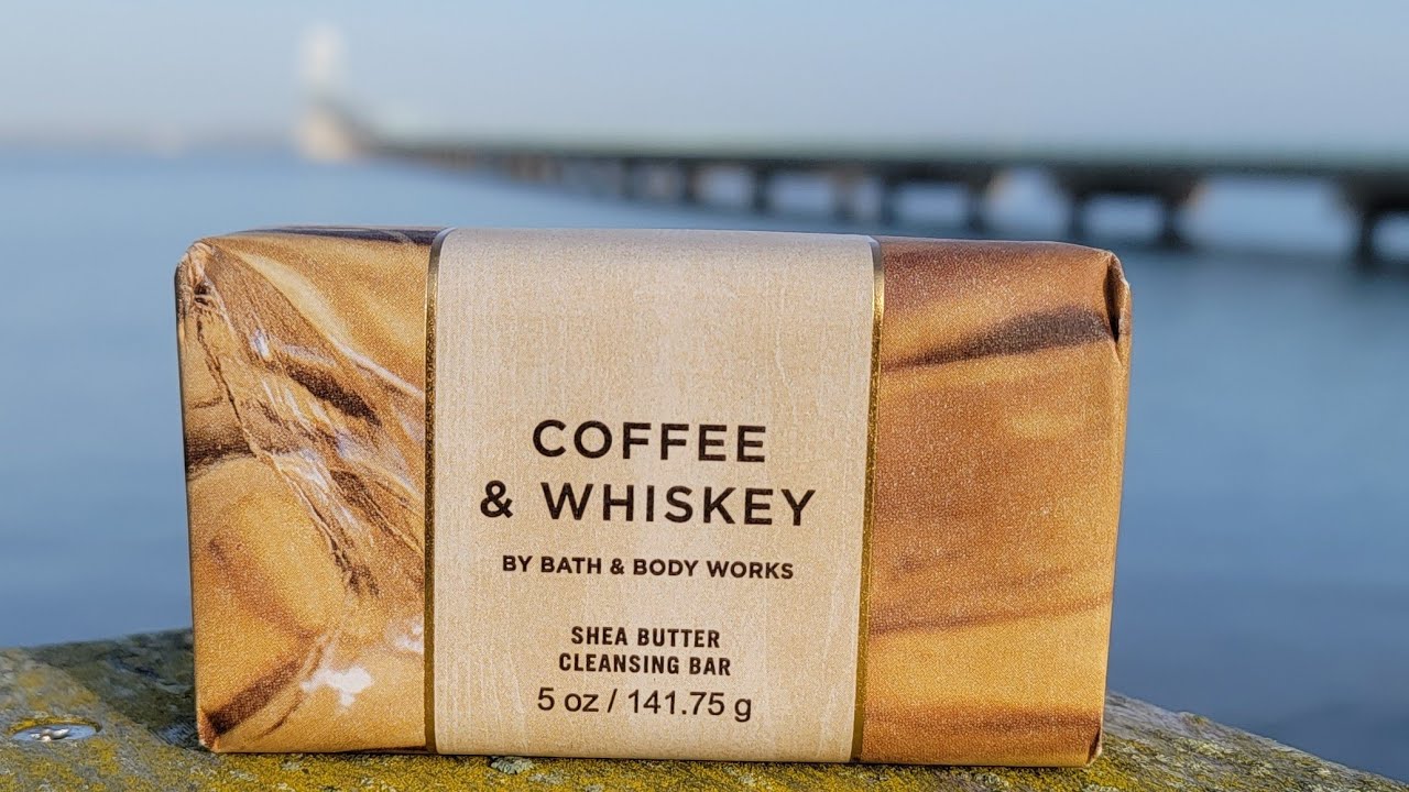 Bath&Body Works Coffee and whiskey bar soap review
