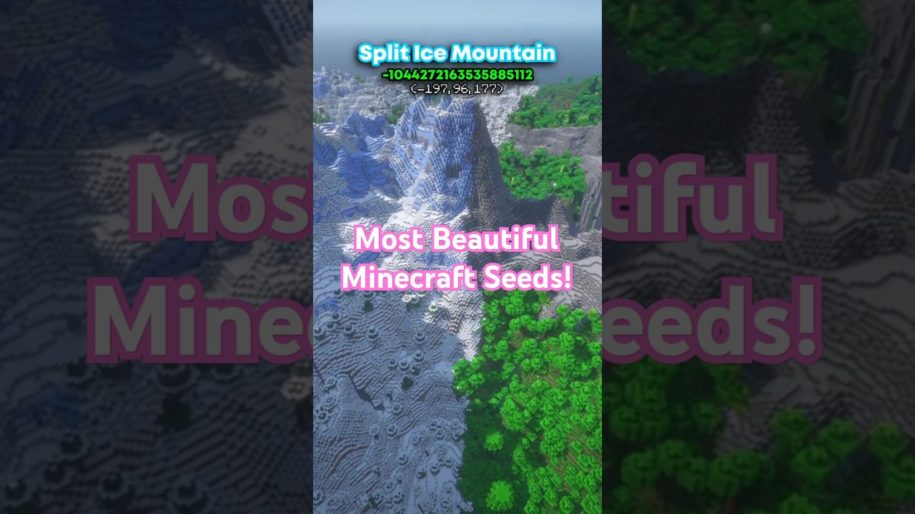 The Most Beautiful Seeds for Minecraft 1.21