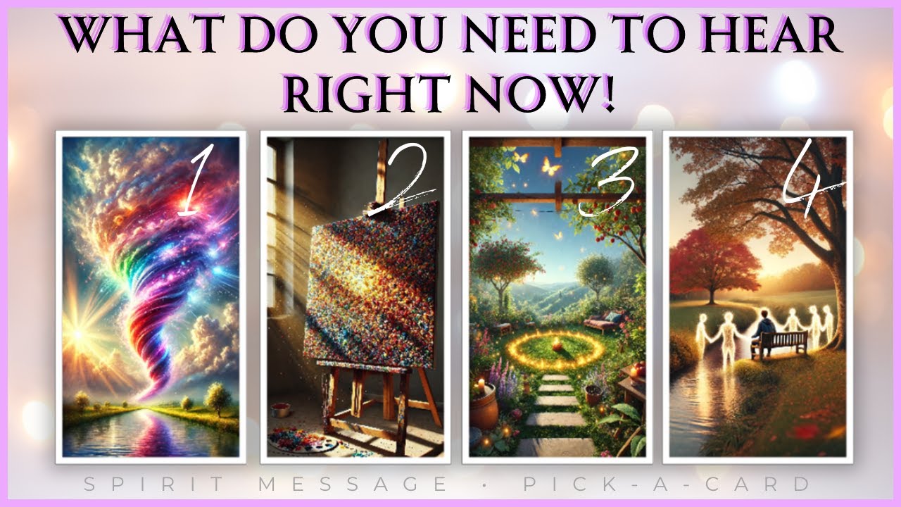 💜 WHAT YOU NEED TO HEAR RIGHT NOW! 💜 Pick A Card Spiritual Tarot