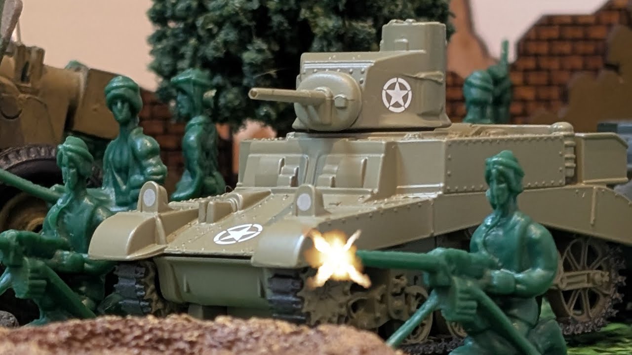 Capture the Outpost! │ WW2 Army Men │ Stop Motion Animation!