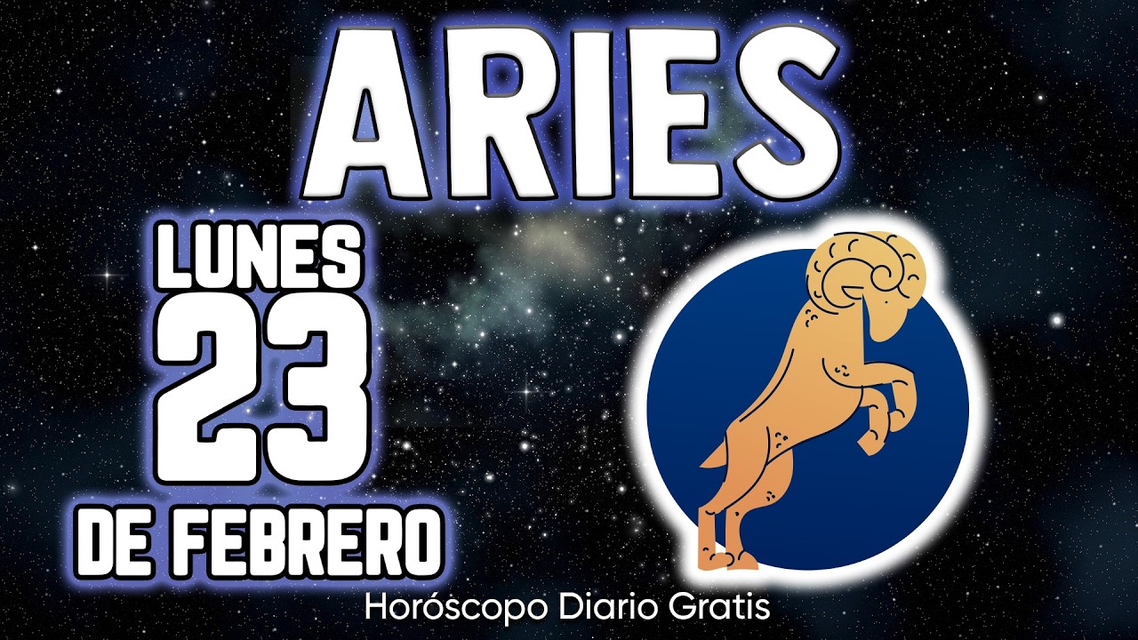 DIOS TE ELIGIÓ❗️🙏☝VAS A RECIBIR ALGO GIGANTE🙏 aries ♈ Horóscopo diario 23 DE FEBRERO 2026 🔮horóscopo