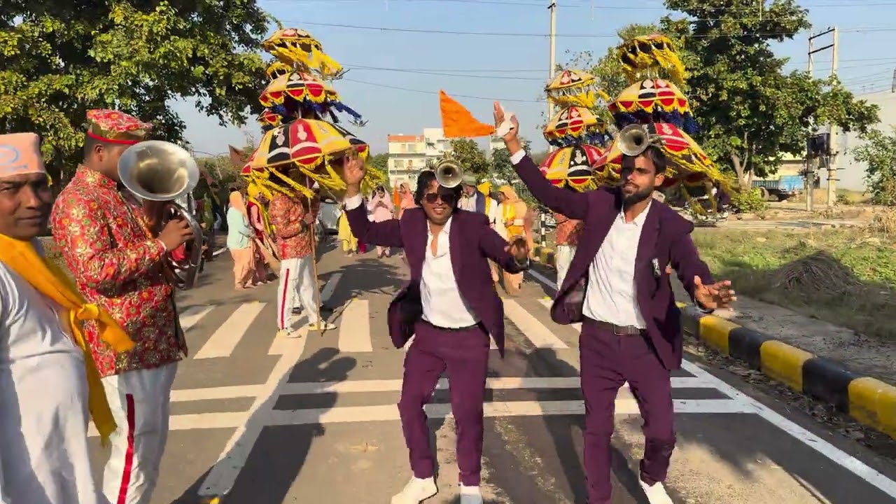 Jai Gurudev ji🙏#nagarkirtan #village Ghasitpur #ambala cantt #trending #viral #youtube #gururavidas 