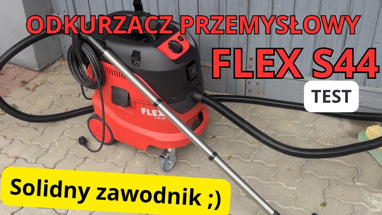 Odkurzacz przemysłowy FLEX S44 UNBOXING Prezentacja & TEST