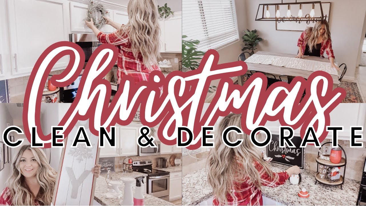NEW CHRISTMAS CLEAN AND DECORATE WITH ME 2021 / CHRISTMAS DECORATIONS 2021 / BROOKE ANN