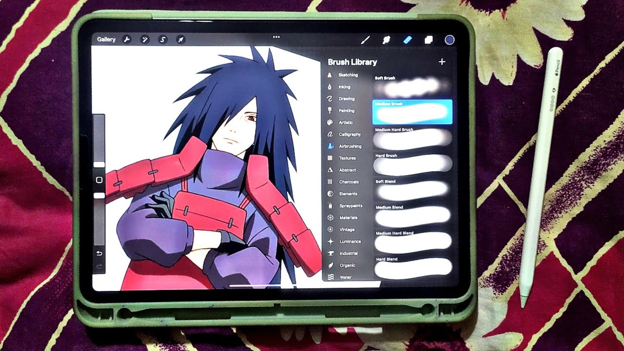Speed drawing: madara uchiha (Naruto shippuden)