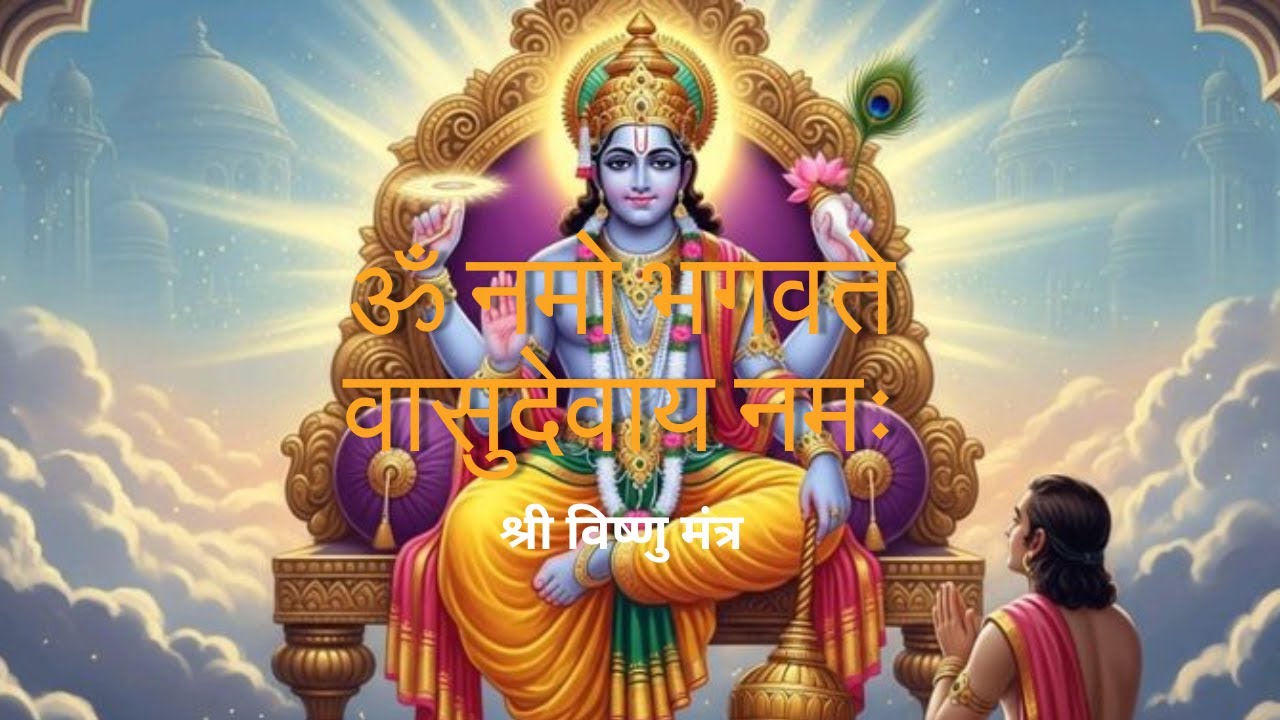 ॐ नमो भगवते वासुदेवाय नमः | श्री विष्णु मंत्र