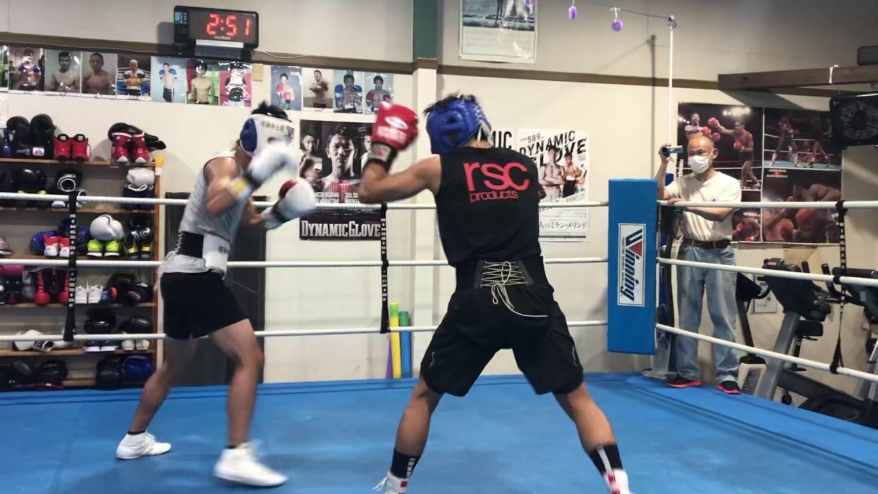 M.Tボクシングジム　中谷潤人選手　公開スパリング