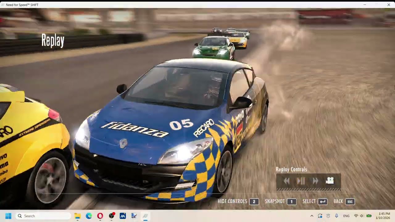 Need For Speed Shift 1 Best Replays 301 Laguna Seca Renault Sport Mégane RS #0 Titas Kovaliovas
