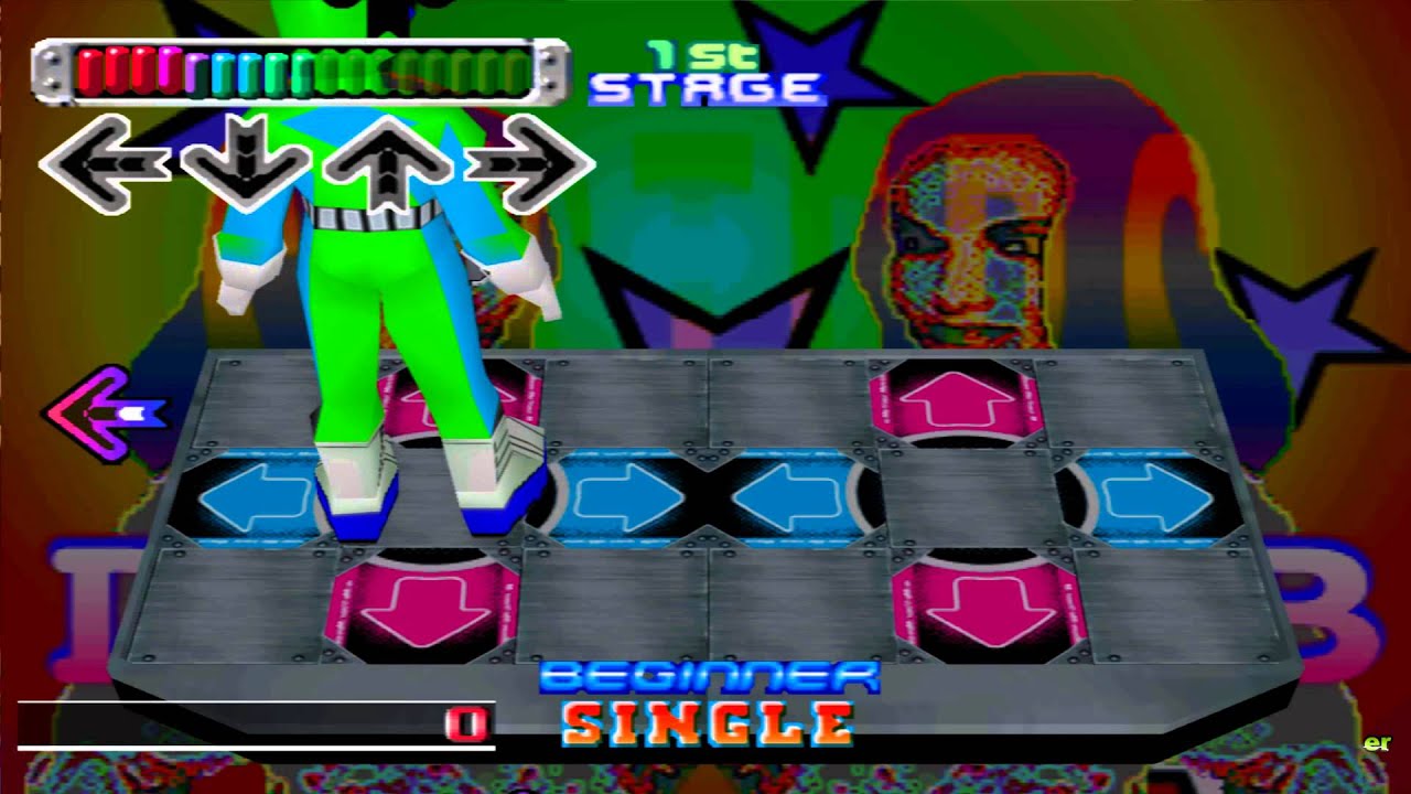 PS1 Dance Dance Revolution   USA Mix Gameplay HD