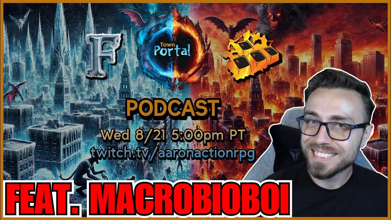 EP.5 Content Creator / Streamer MacroBioBoi! Gamescom & All Things ARPG's..... Co-Host Frostylaroo!!