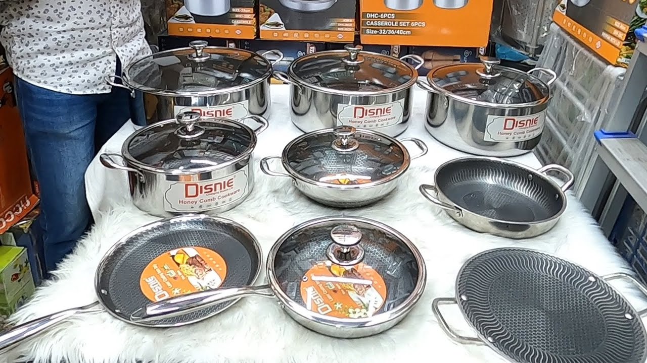 অরিজিনাল🔥ডিজনি হানিকম্ব কুকওয়্যার সেট | Disnie Honeycomb Cookware set price in bd.