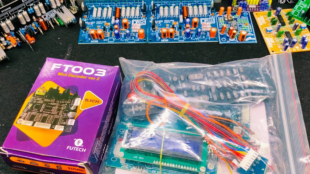 FUTECH 5.1 REMOTE KIT / FT003 MINI DECORDER CONNECTION AND REVIEW