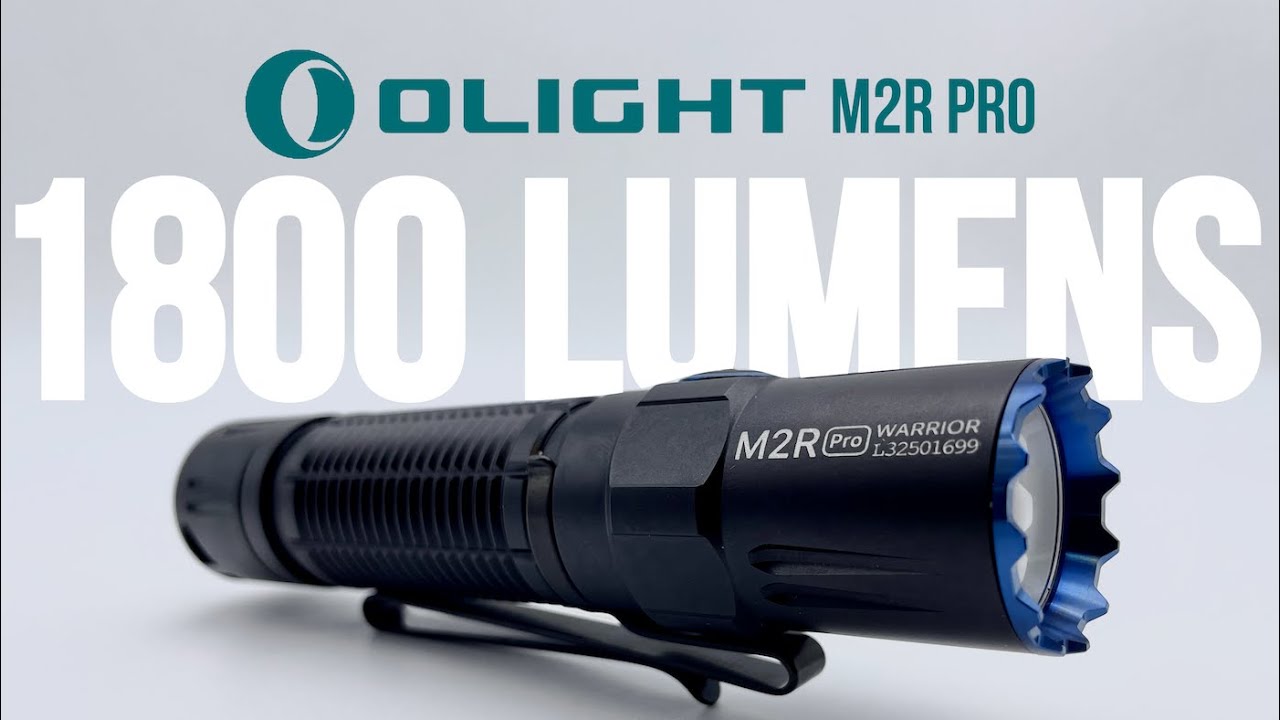 OLight M2R Pro Warrior Review - 1800 lumens in your pocket!