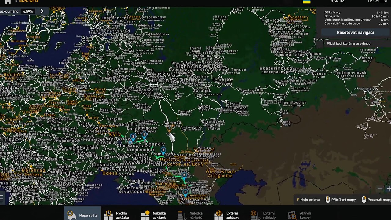 ETS 2 - 1.58 - Combo map