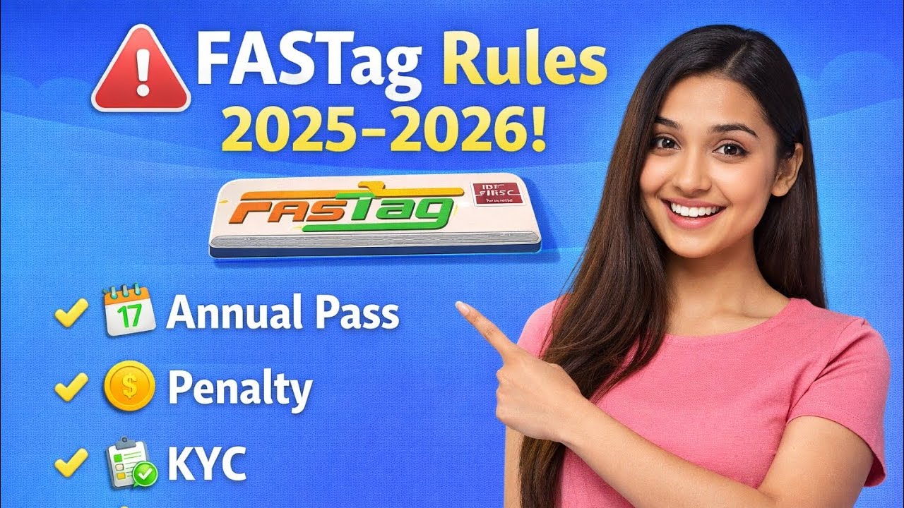 🚨 FASTag Rules 2025&ndash;26 &ndash; OLD vs NEW Explained! 🚨