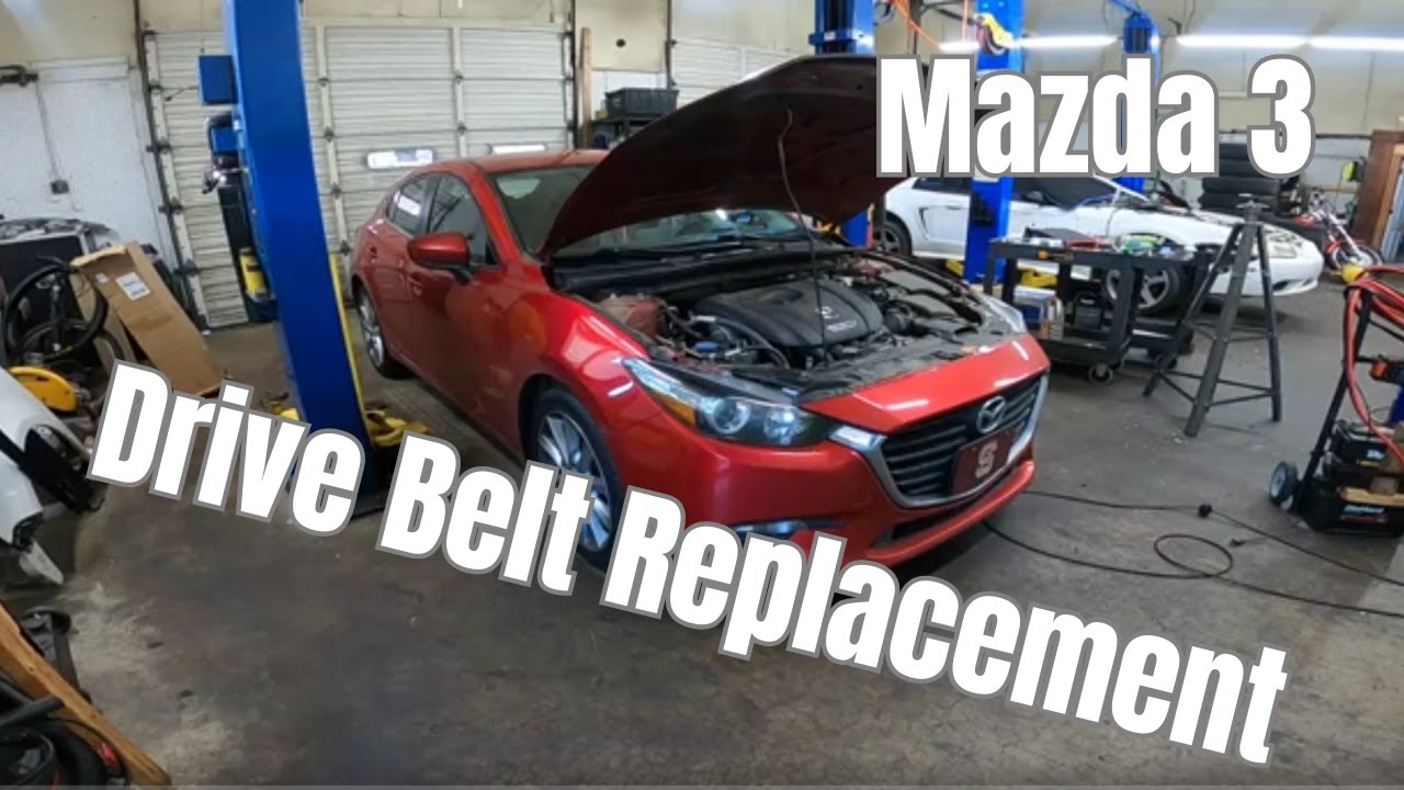 Замена приводного ремня Mazda 3