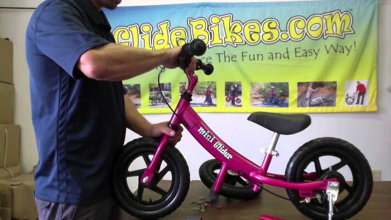 Balance Bikes: How to install handle bars on a Glide Bikes Mini Glider or Go Glider