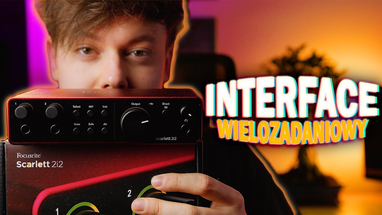 DOBRY INTERFACE DO MIKROFONU oraz...  😍 - Focusrite Scarlett 4 gen