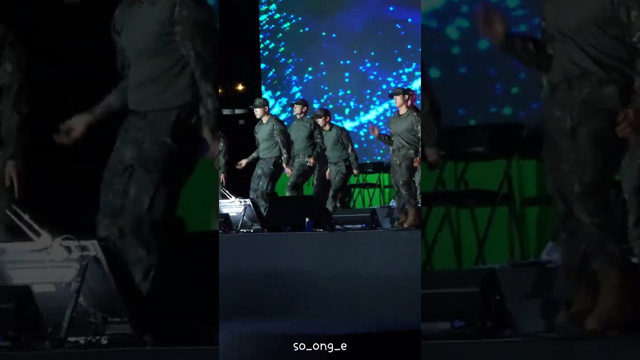 20231006 지상군페스티벌 상설무대 1일차 옹성우 focus 군가메들리 + 히트곡메들리