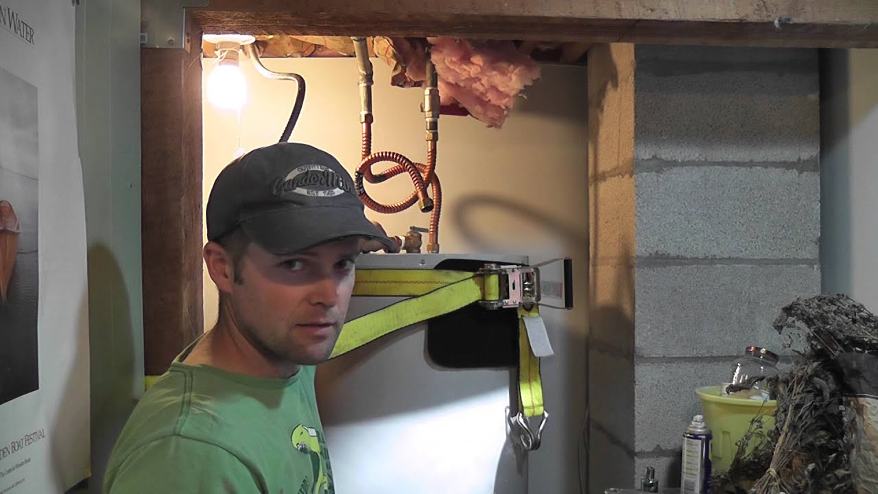 Fixing a stuck water heater nipple