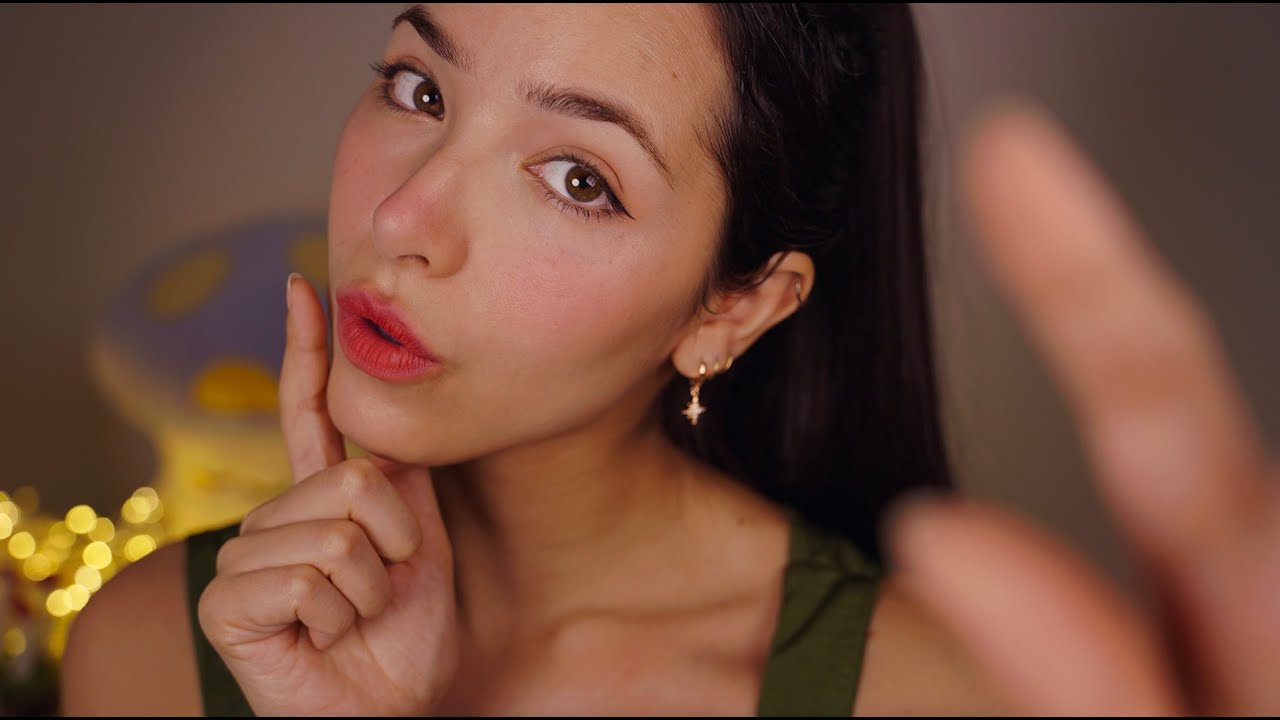 4K ASMR: Analysing your face with unintelligible/mouth sounds