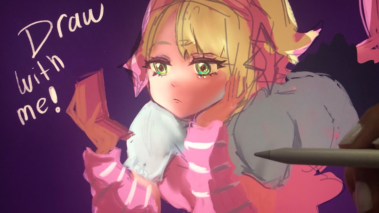 Draw with me₊˚⊹ ᰔ sketch to render [WIP] Procreate speedpaint 