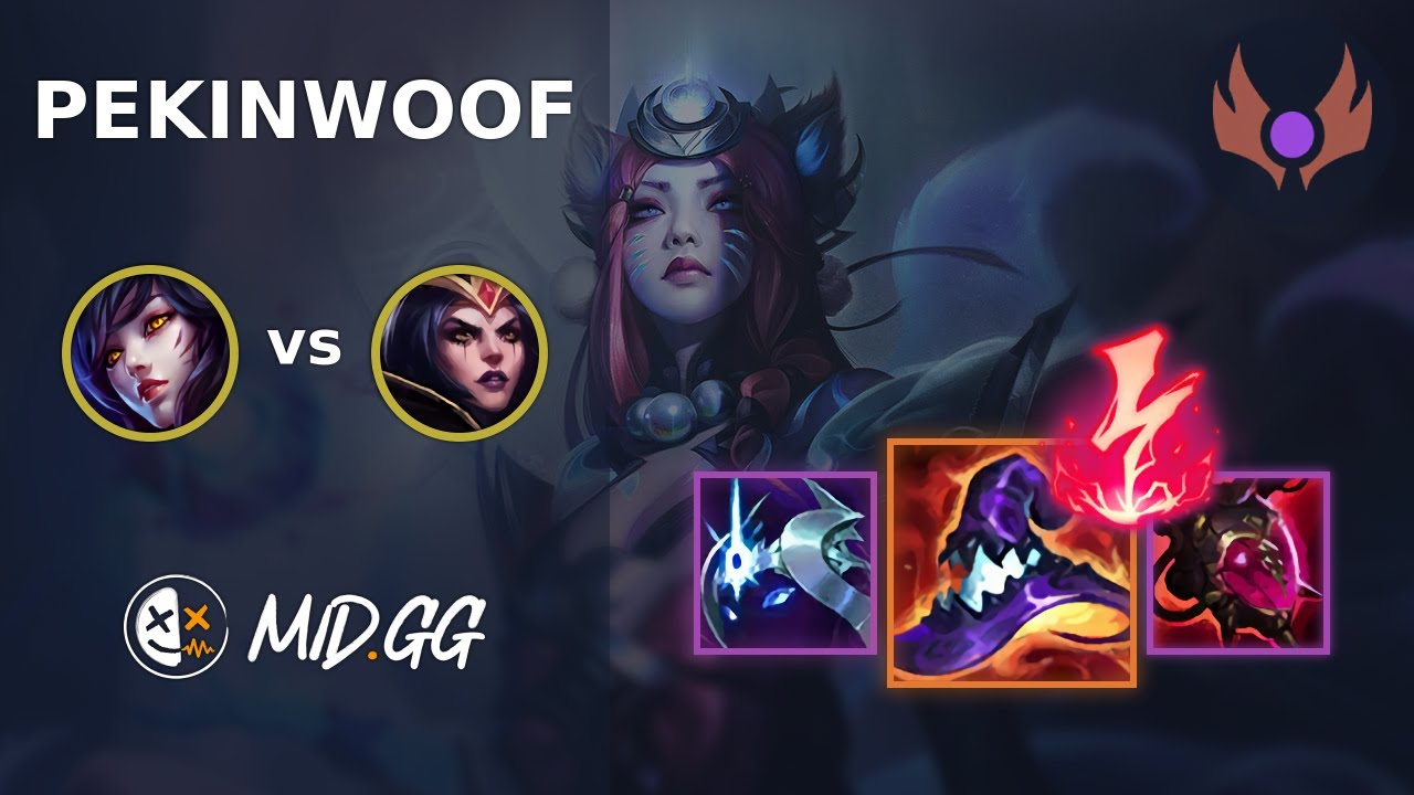 MID.GG: [ PekinWoof ] Ahri MID vs LeBlanc | NA MASTER | LOL Season 2026