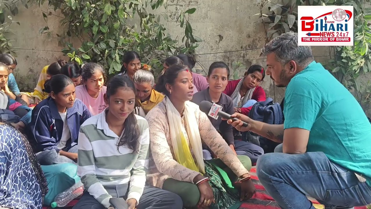 होम गार्ड अभियार्थी का बेगूसराय में जोरदार प्रदर्शन 