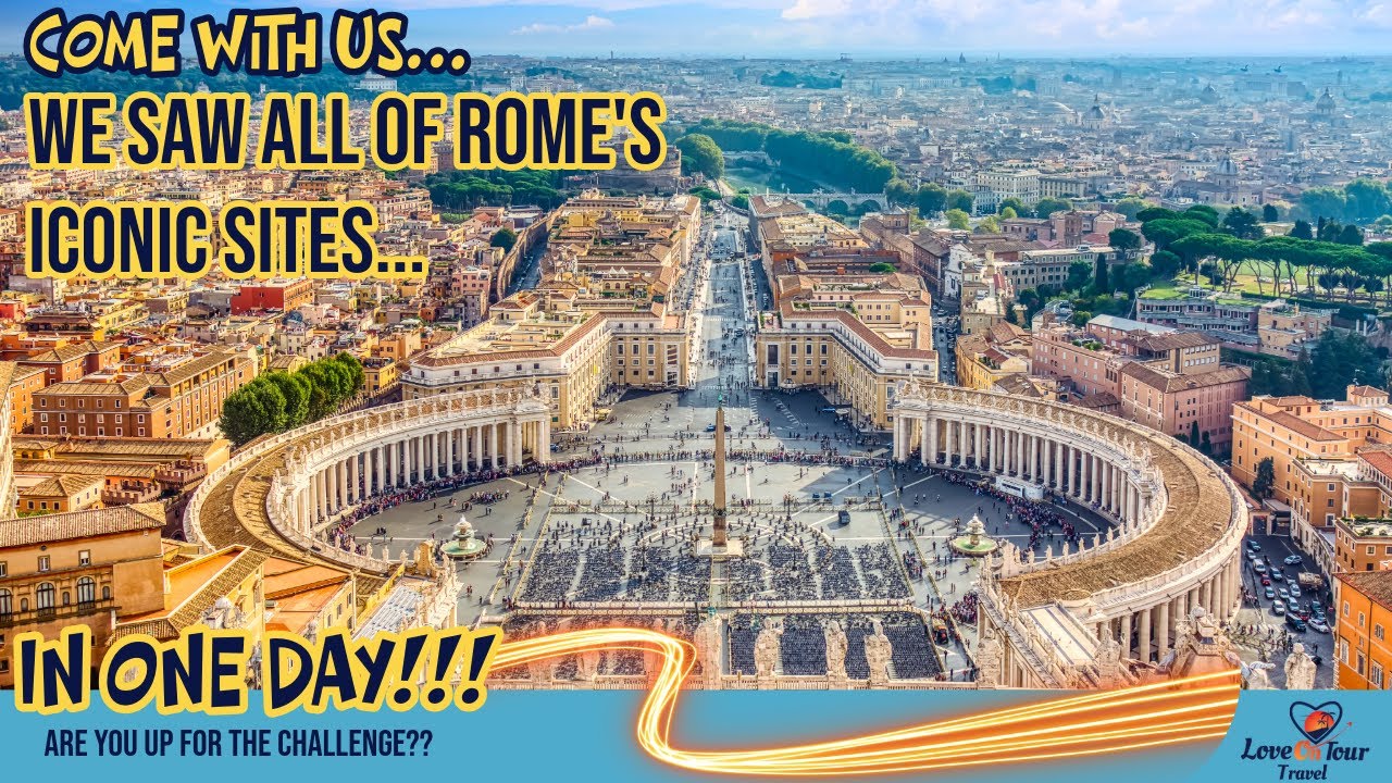 Rome in ONE Day 🇮🇹 | Colosseum, Trevi Fountain, Vatican & More!