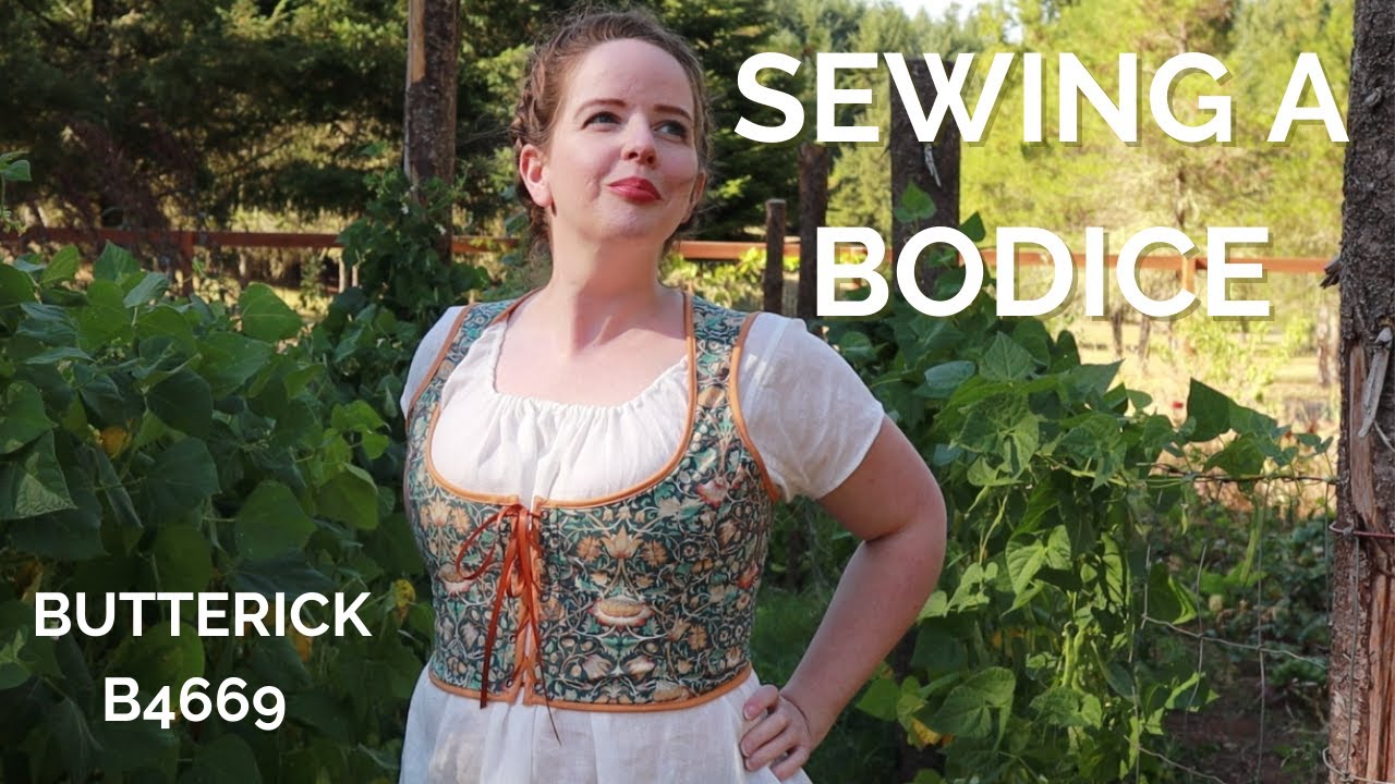 Butterick B4669: Sewing A Hobbit-y Bodice