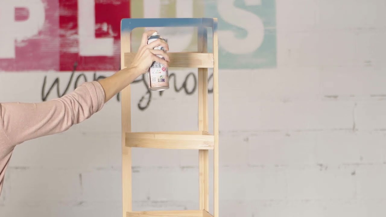 Renovamos este mueble de madera con Pintyplus Home pintura en spray