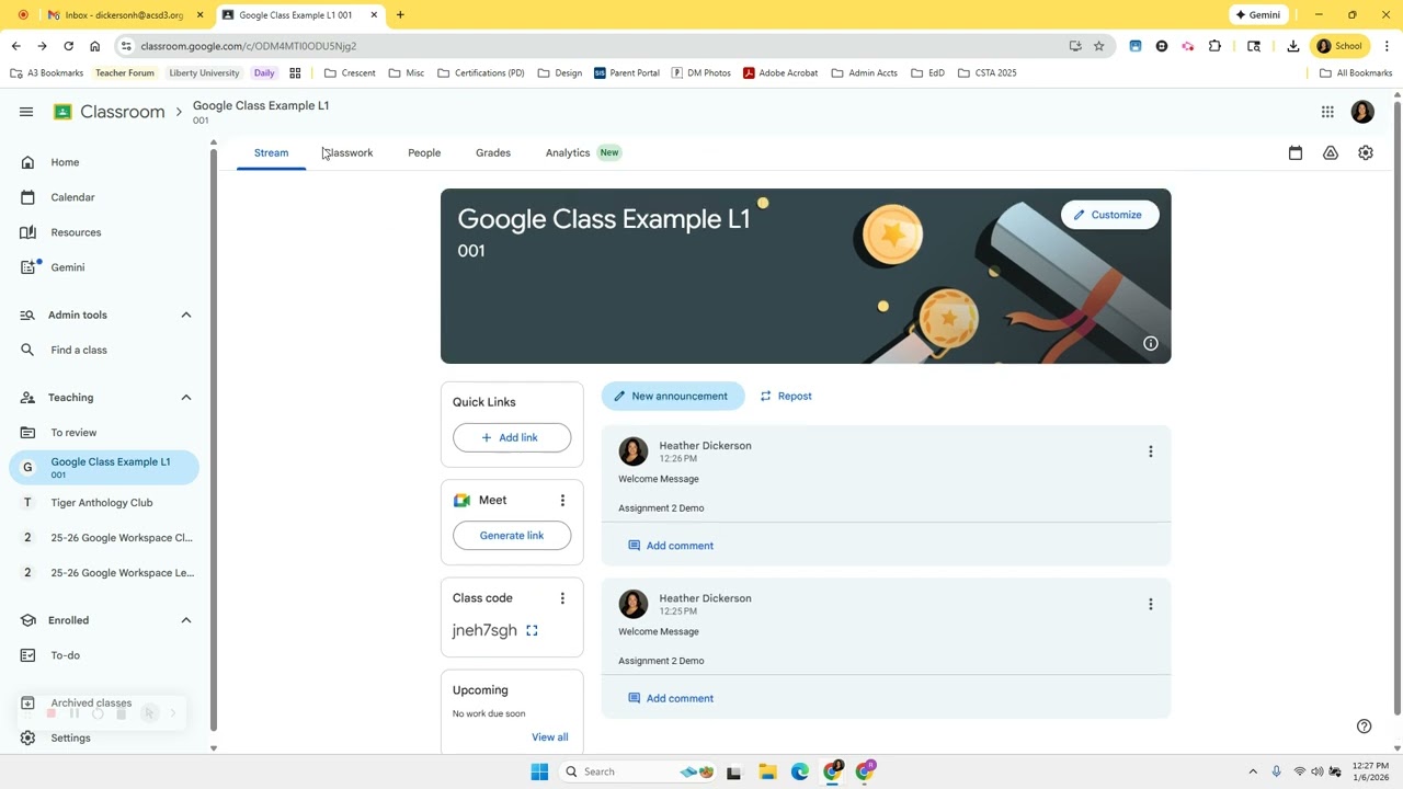 Classroom Setup & Co-Teaching