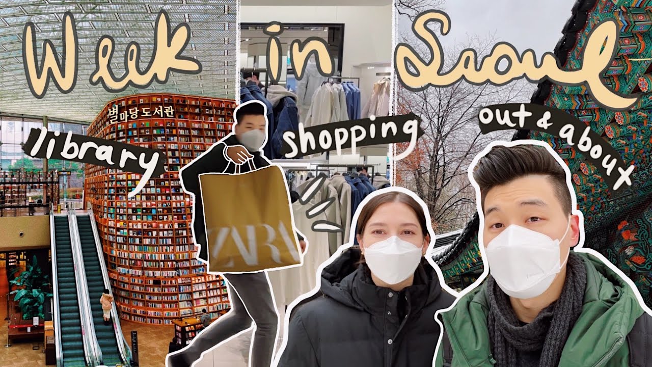 A Week in Seoul | Starfield Library & Kyuho's Shopping Success 🛍 Life in Korea VLOG
