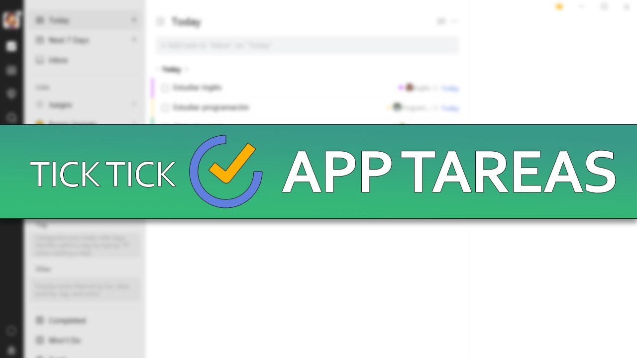 TickTick APP de tareas Gratuita