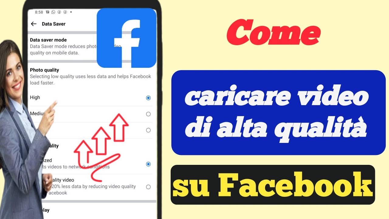 Come caricare video di alta qualit&agrave; su Facebook |  Carica foto hd facebook iphone 2023