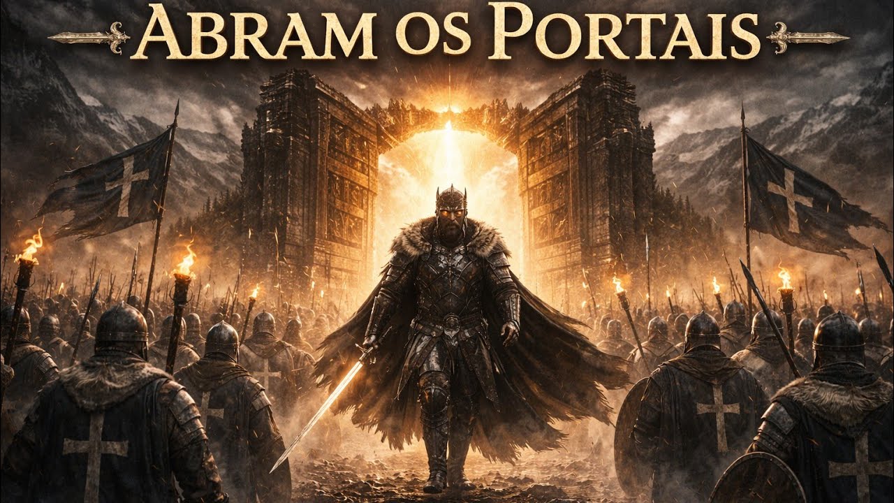 ⚔️ ABRAM OS PORTAIS – Canto Nórdico do Rei da Glória.