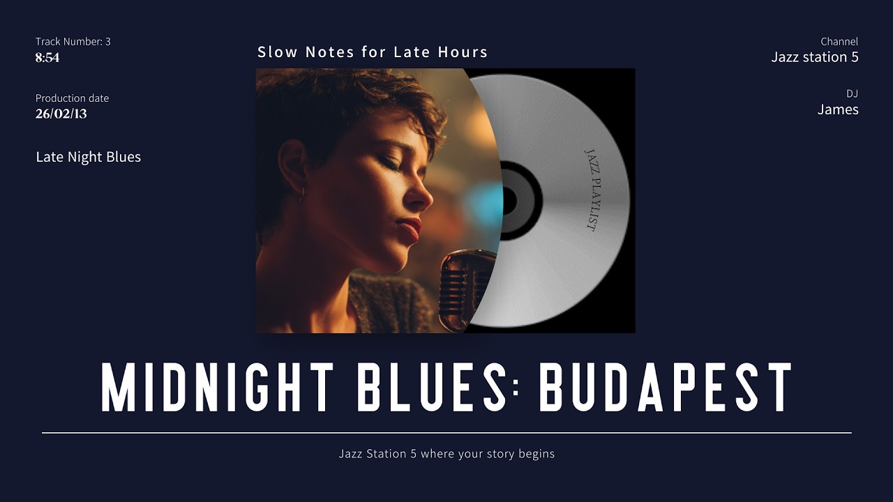[Playlist] 위스키에 기대도 이 밤은 못 지워 | Late Night Blues: Budapest