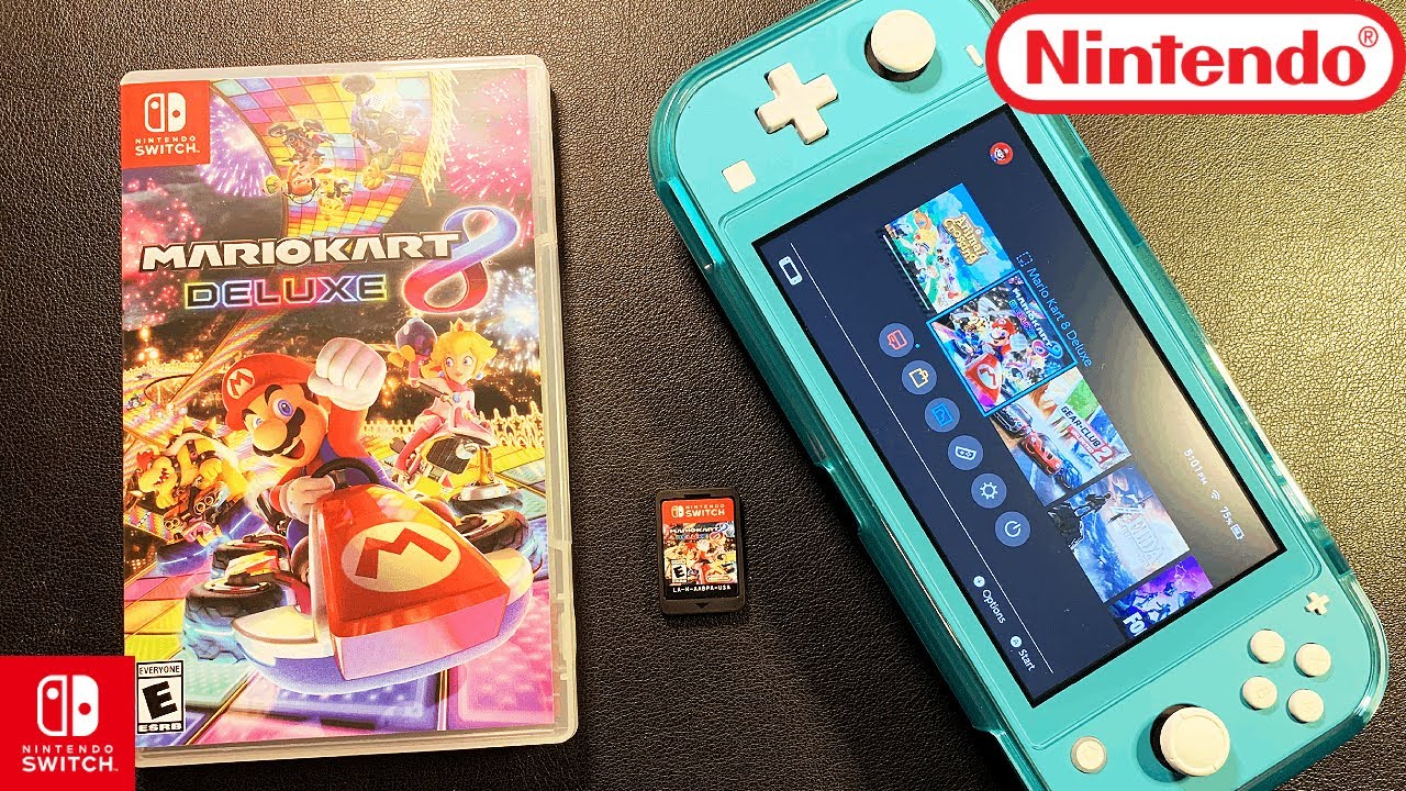Mario Kart 8 Deluxe | Nintendo Switch Lite | Unboxing and Gameplay