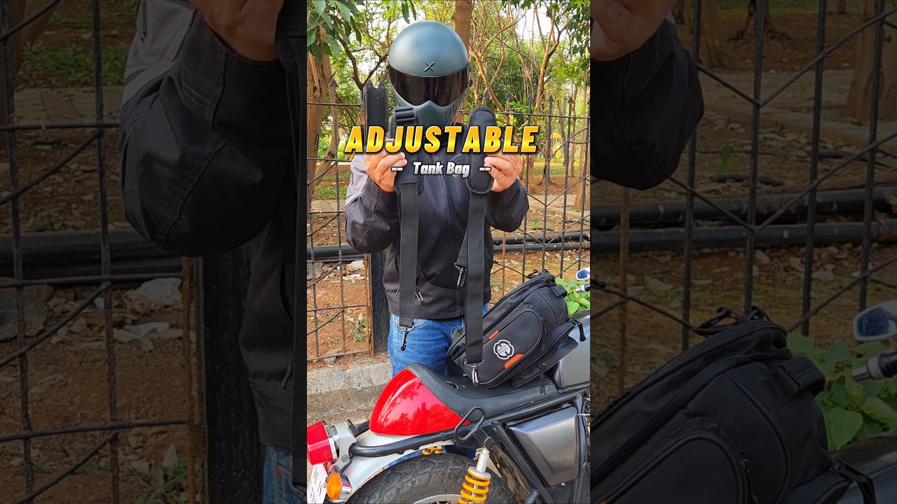 25L Tank Bag Every Rider Needs (Expandable + Magnetic!) 🏍️ 
