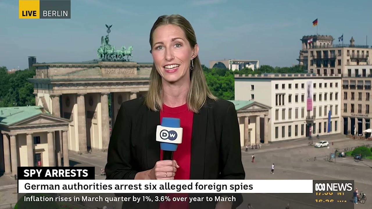 24/04/24 DW Correspondent Nicole Fr&ouml;lich in Berlin for ABC-News in Australia