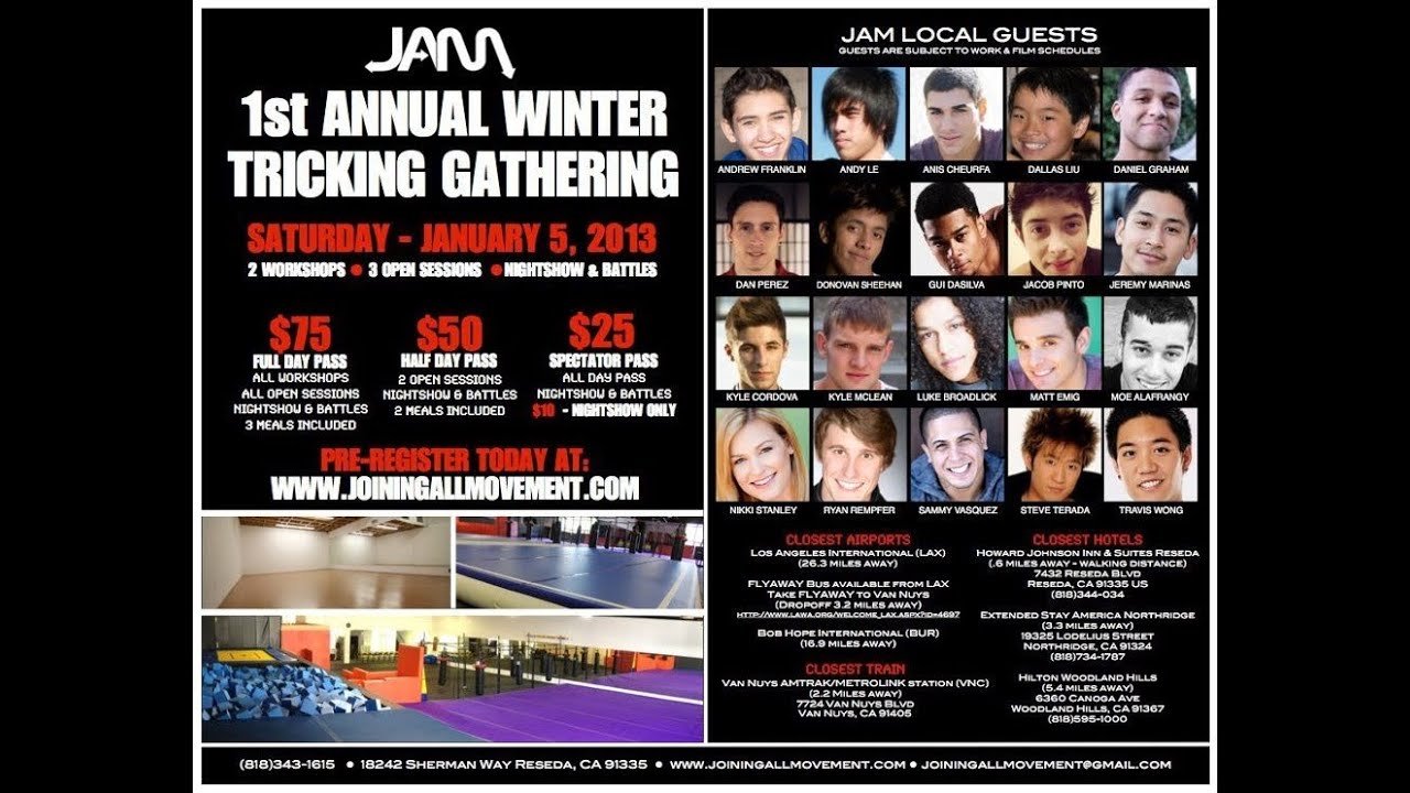 JAM WINTER TRICKING GATHERING - JANUARY 5, 2013